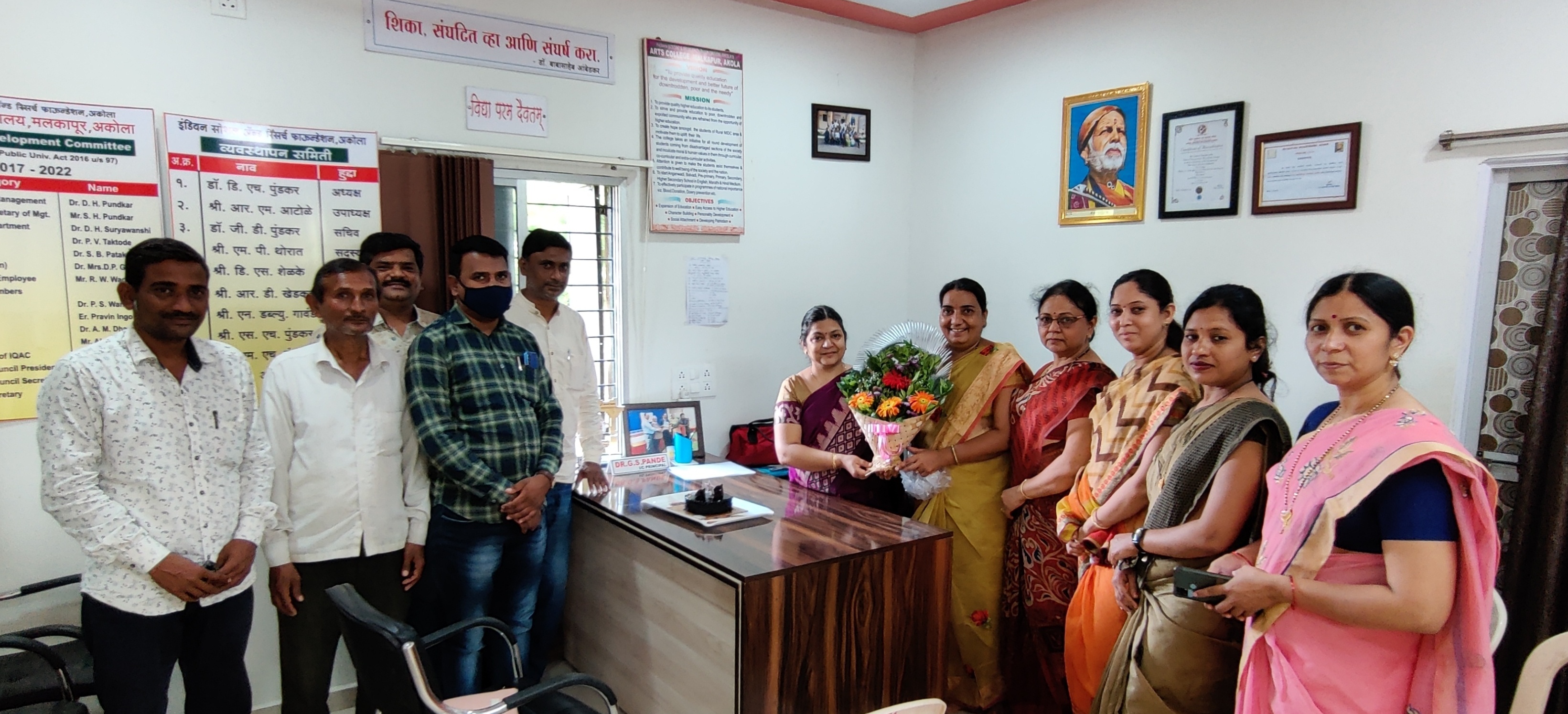 Birthday celebration Dr. G. S. Pande Mam